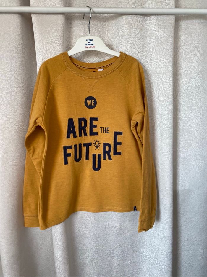 Pull sweat future moutarde 10 ans Okaidi - photo numéro 4