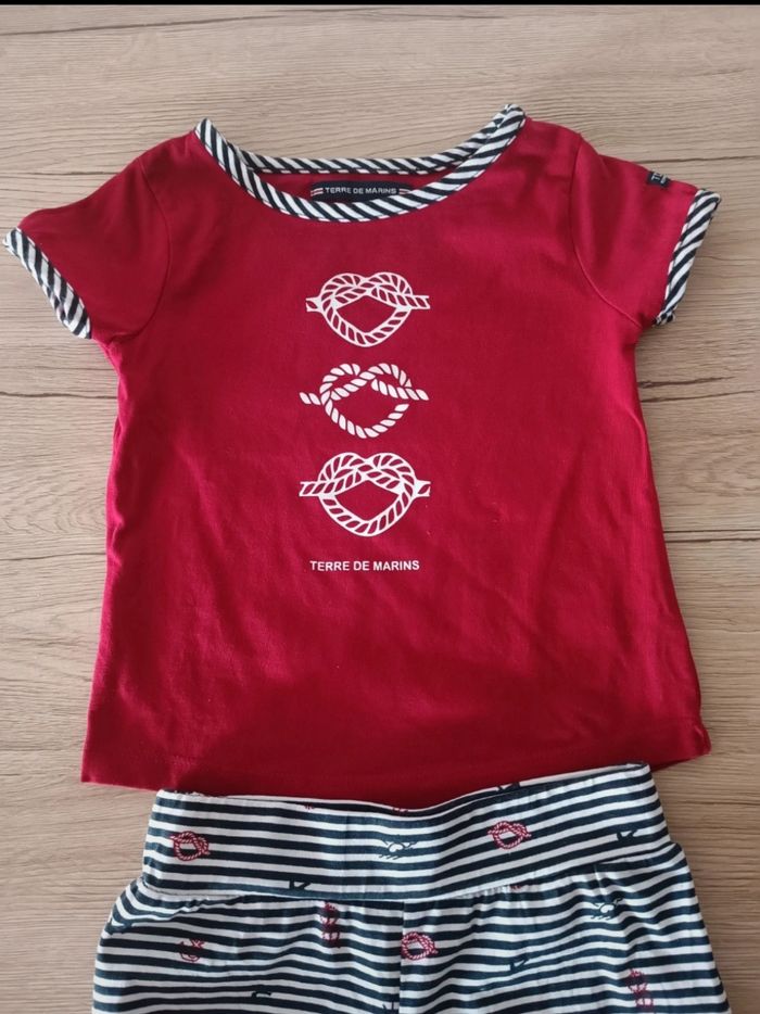Ensemble tee-shirt manches courtes short 2 ans - photo numéro 2