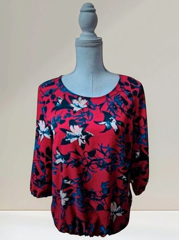 Blouse manches 3/4.