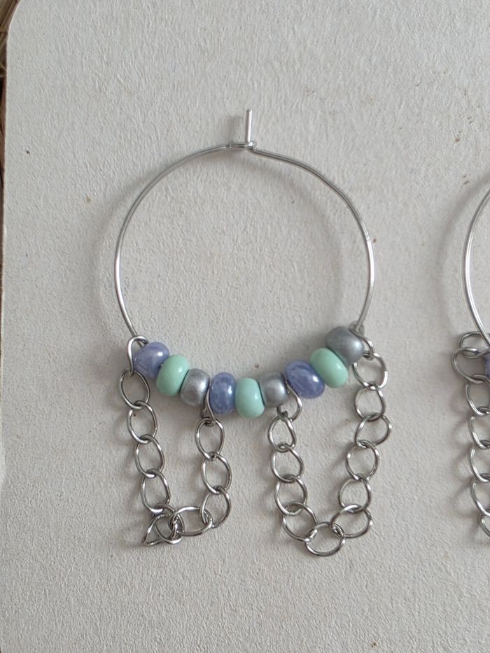Paire de boucles d'oreilles fantaisie - photo numéro 3