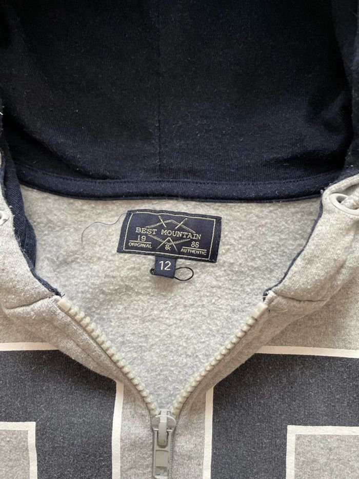 Sweat-shirt capuche zippe Best Mountain - photo numéro 2