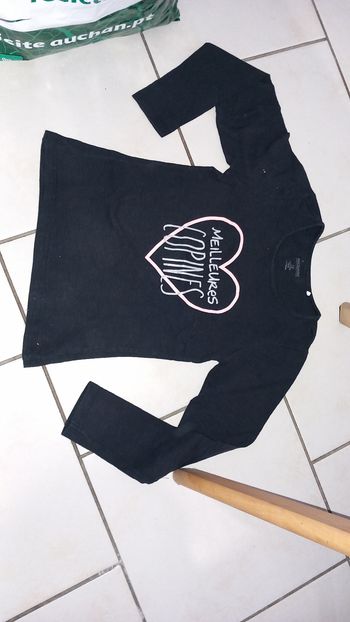 Tee shirt noir manches longues orchestra 10 ans