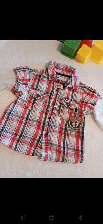Chemise bébé taille 3 mois