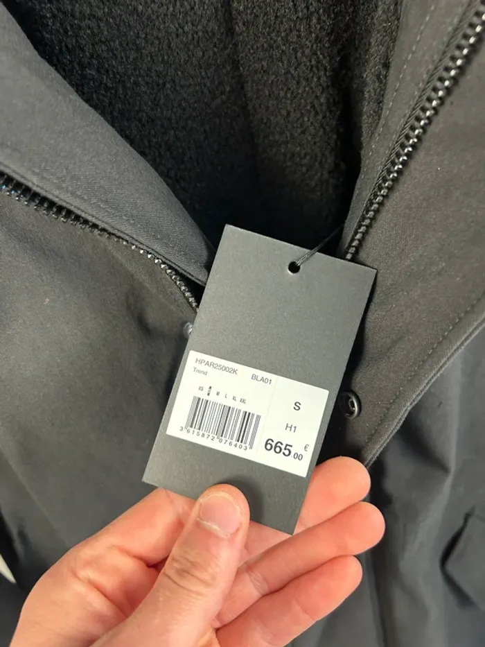 Parka Longue Noir The Kooples S 2025 Neuve - photo numéro 3