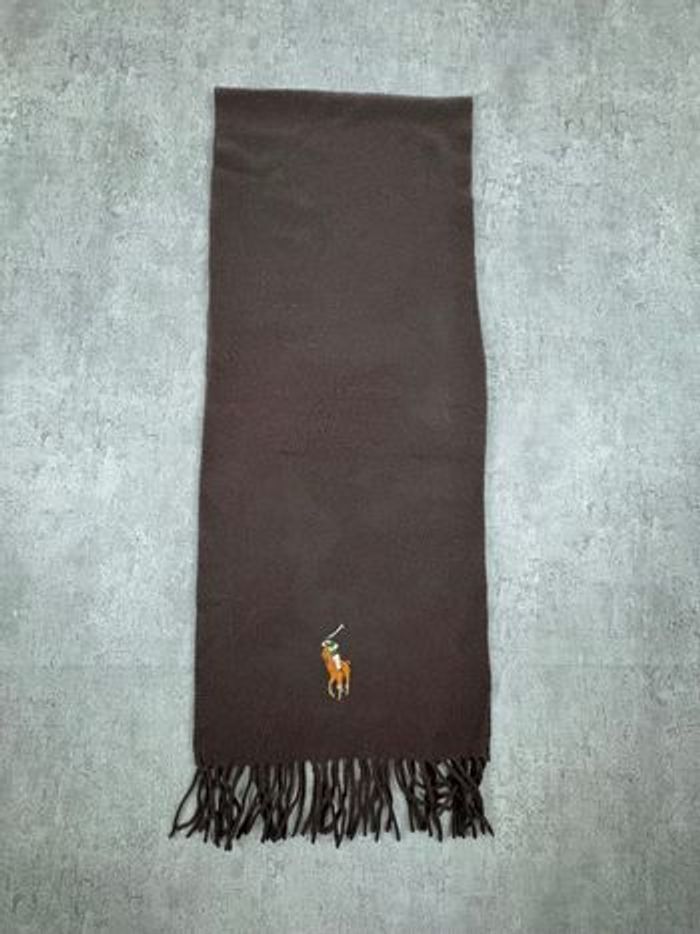 Écharpe Polo Ralph Lauren – 100 % laine - Marron - photo numéro 4