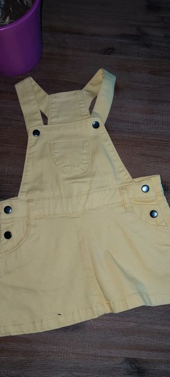 Jupe salopette 12 mois neuve