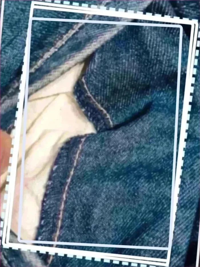 Veste fourré jeans globe trotter - photo numéro 5