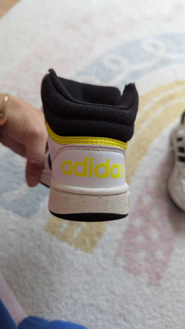 Baskets montantes adidas garçon Blanche - photo numéro 4