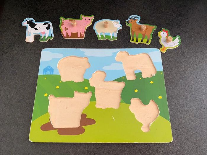 Puzzle animaux de la ferme - photo numéro 2