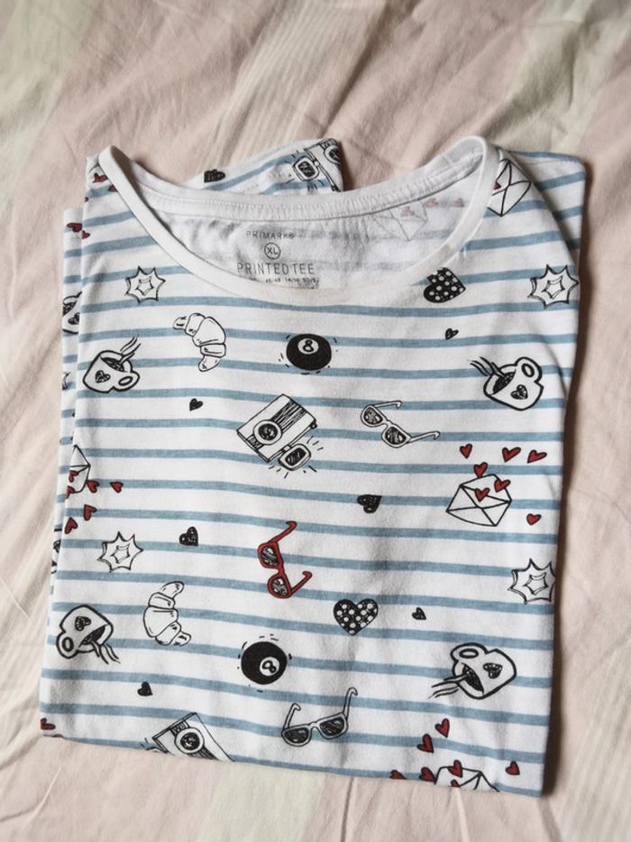 T shirt à rayures
