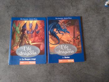 Lot livre l'île aux dragons