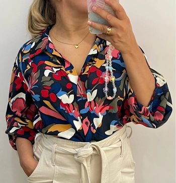 Chemise Celline  Imprimée Colorée Ba&sh Taille 38