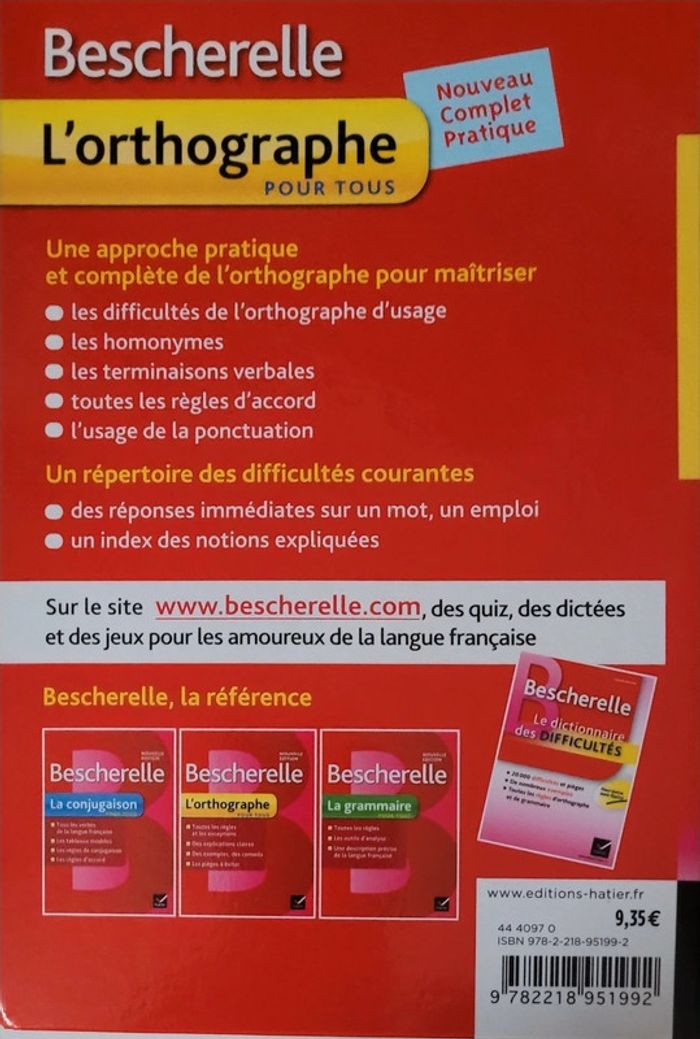 Bescherelle orthographe - photo numéro 2