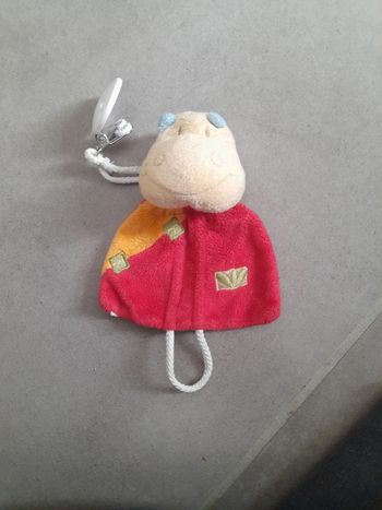 Attache tetine hippopotame