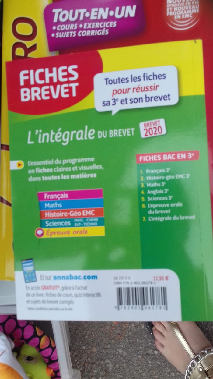 Livre fiche révisions brevet - photo numéro 2