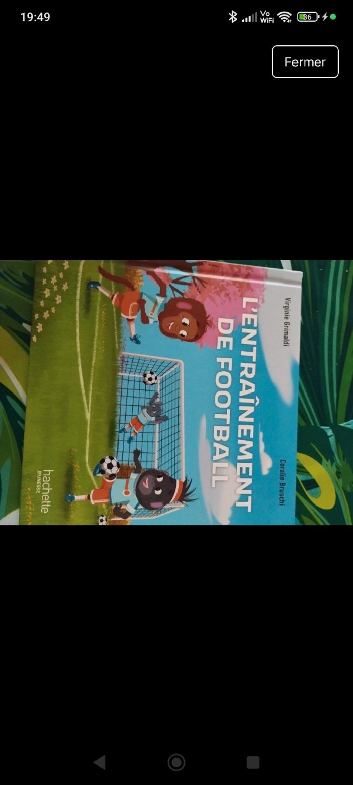 Livre "l'entraînement de football"