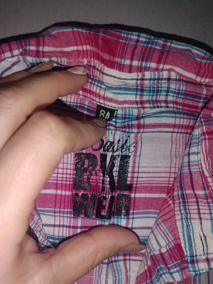Chemise manches courtes BKL 8 ans - photo numéro 2