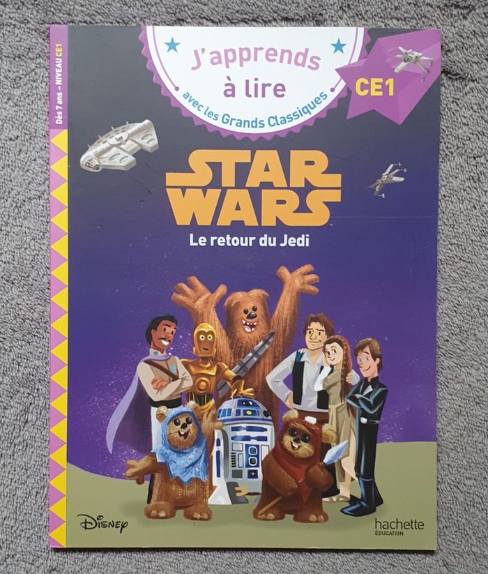 Livre "Star Wars, Le Retour du Jedi" - J'apprends à lire avec les Grands Classiques (CE1) / Hachette