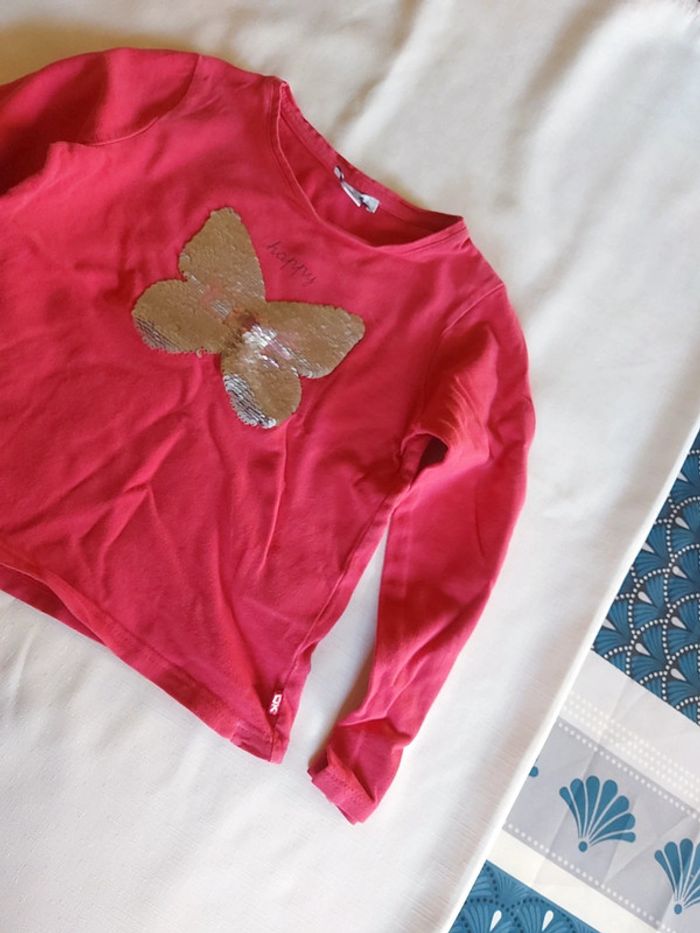 T-shirt ML fille okaidi - photo numéro 4