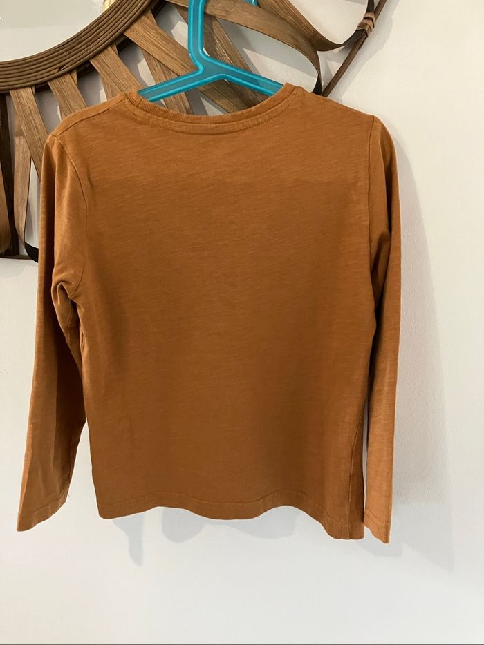 T-shirt manches longues camel garçon 8 ans Vertbaudet - photo numéro 4