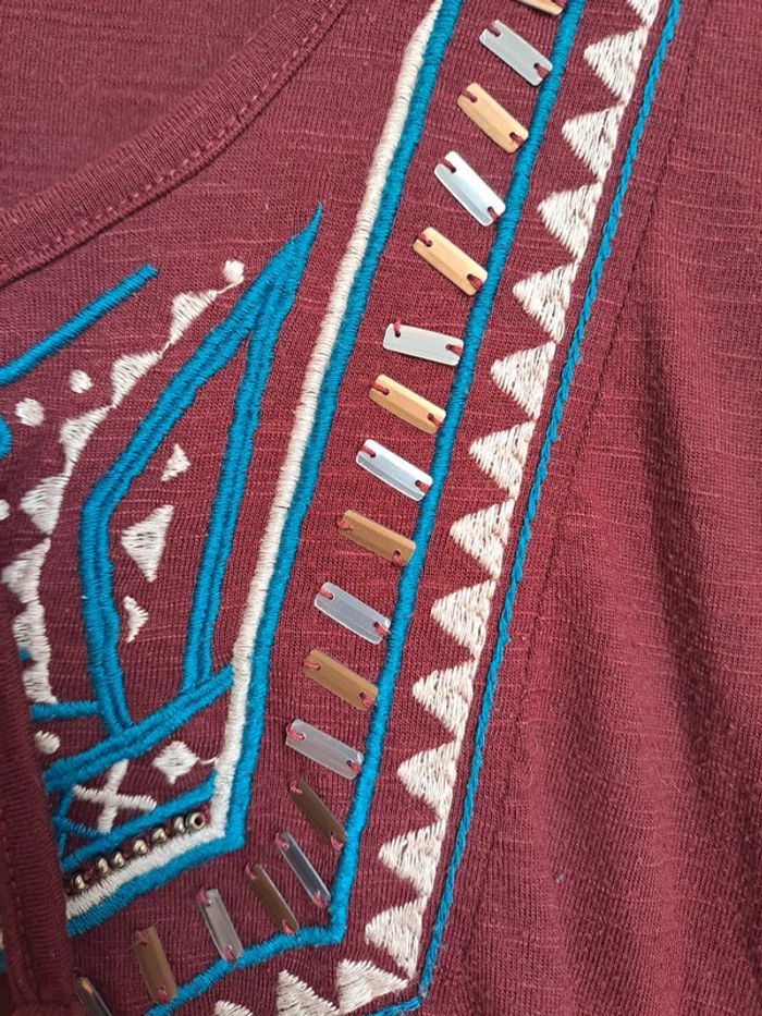 Blouse  Hollister manche 3/4 taille L - photo numéro 3