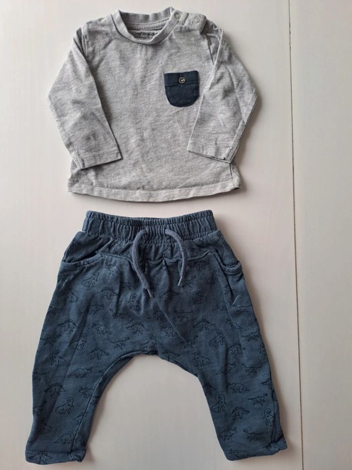Ensemble pull et sarouel bébé garçon 3 mois