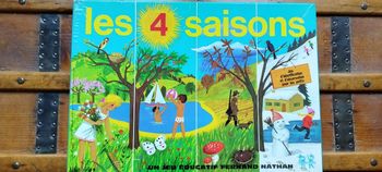 Puzzles les 4 saisons. Fernand Nathan. Très bon état