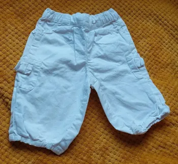 Short Jacadi blanc, en très bon état, taille 6 mois
