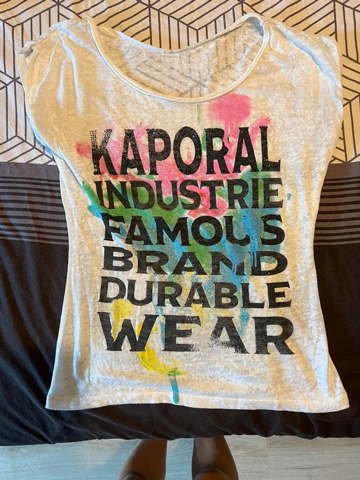Tee shirt kaporal femme S