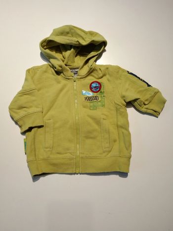 gilet zippé sweat avec capuche Catimini garcon 6 mois