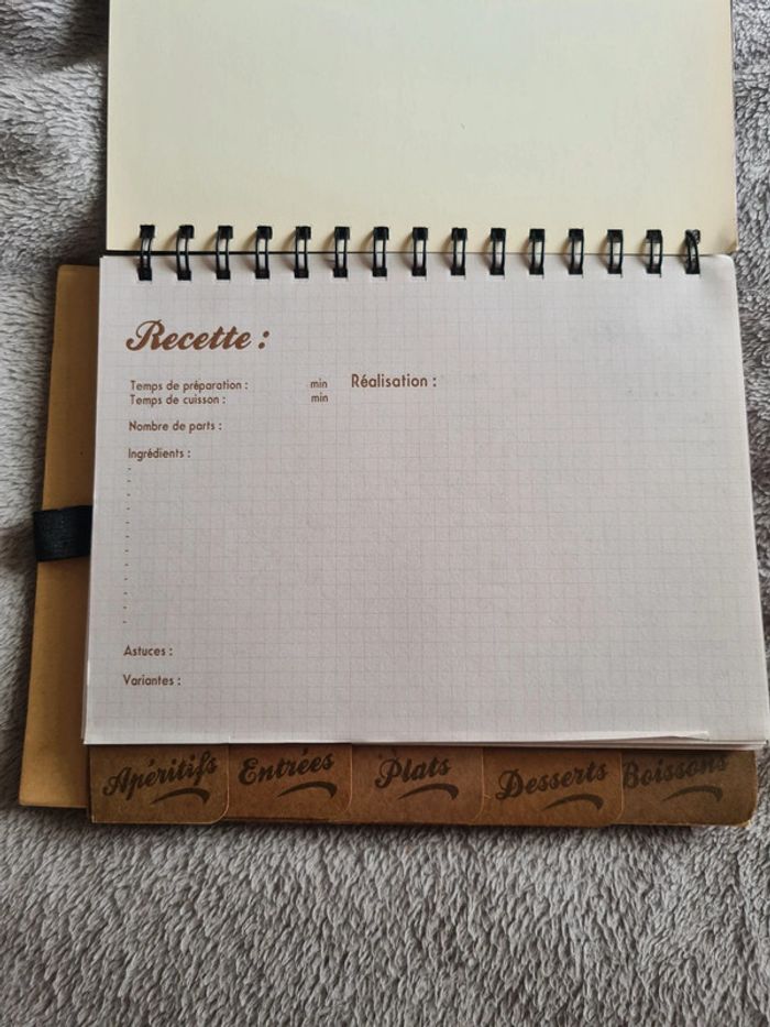 Carnet pour noter ses recettes - photo numéro 2