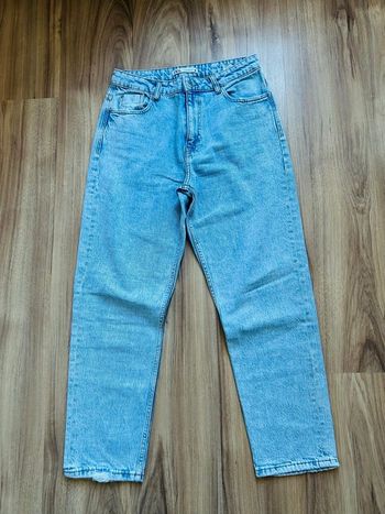 Jeans bleu Mom Zara Tailles S-M