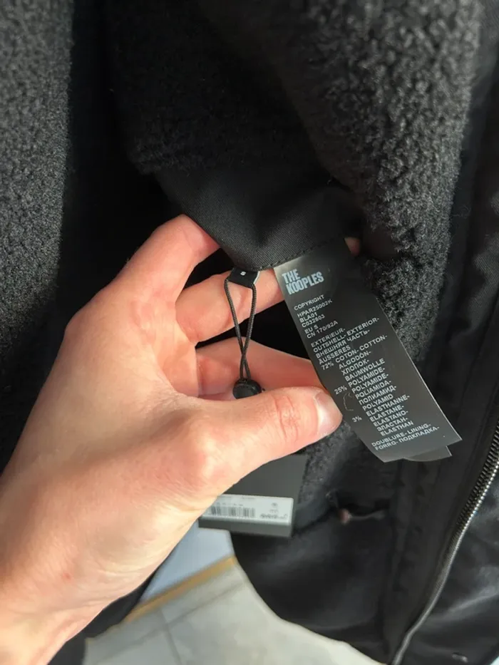 Parka Longue Noir The Kooples S 2025 Neuve - photo numéro 9