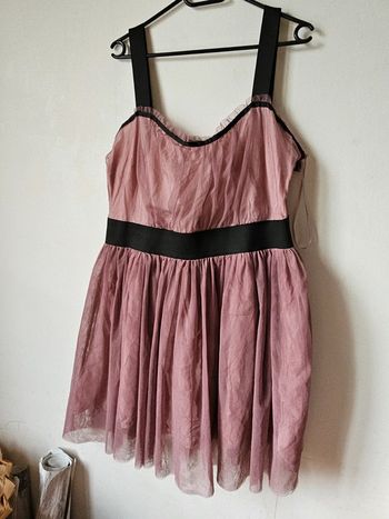 Robe rose poudrée atmosphere taille 46