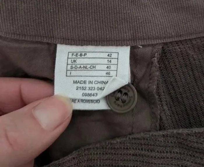 Pantalon d'été 100% lin - Somewhere - taille 42 - photo numéro 6