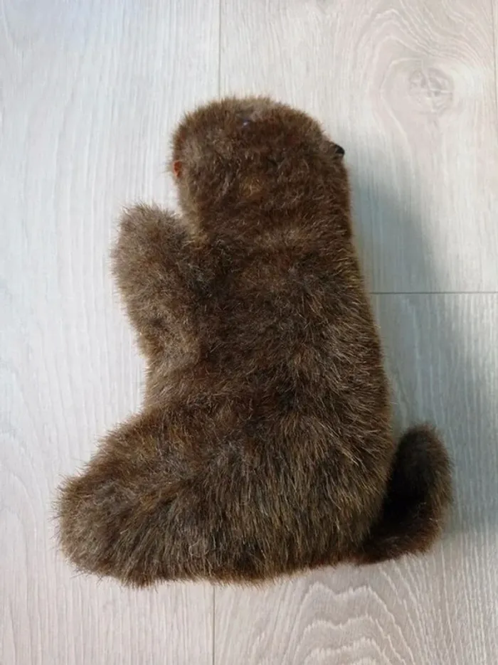 Peluche marmotte marron Bonato - photo numéro 3