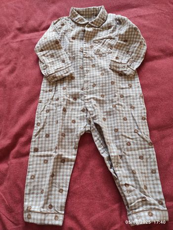 Pyjama chaud 24 mois Vert Baudet