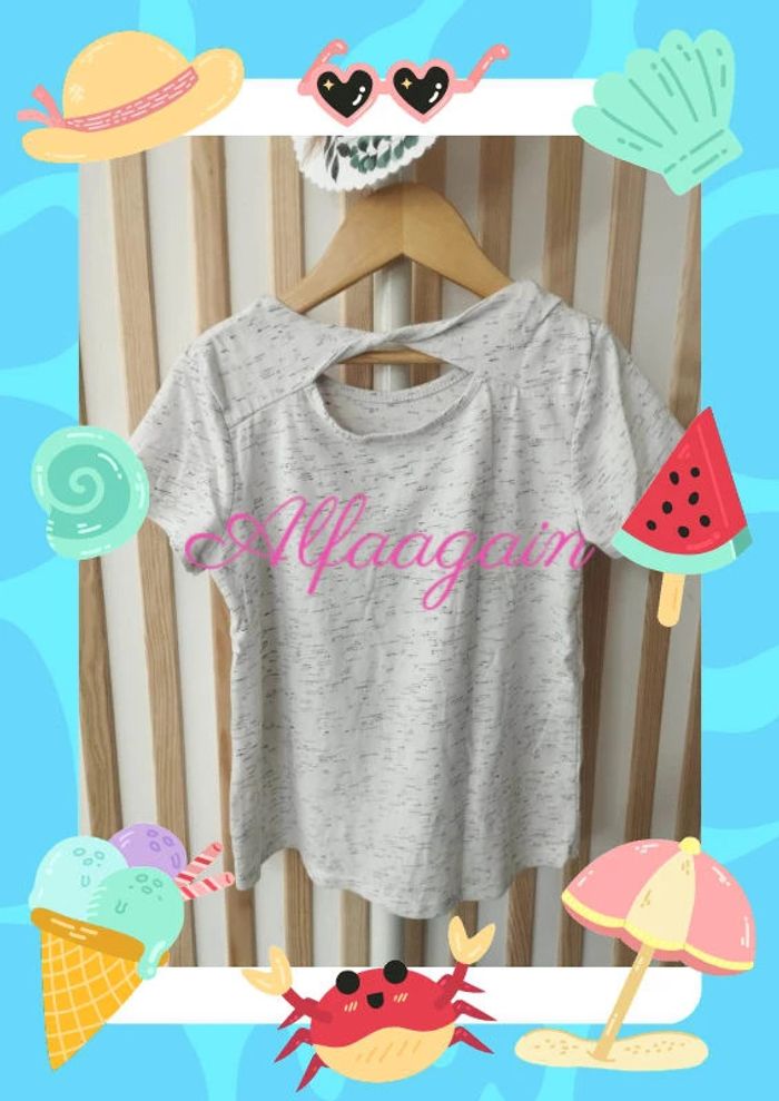 T-shirt gris cheval 8/10ans - photo numéro 2