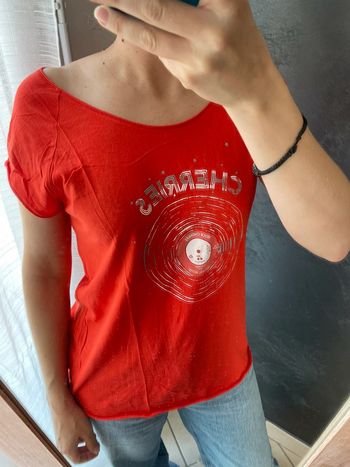 Tee shirt rouge bonpoint
