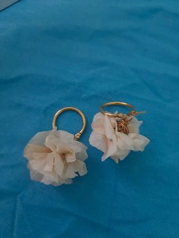 Boucles d'oreilles de création en fleurs stabiliser neuf