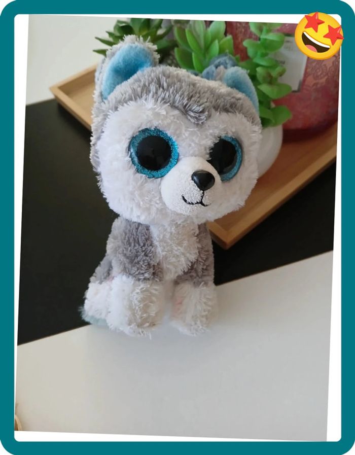 Péluche Ty Loup Beanie Boo's🌿🎁 - photo numéro 5