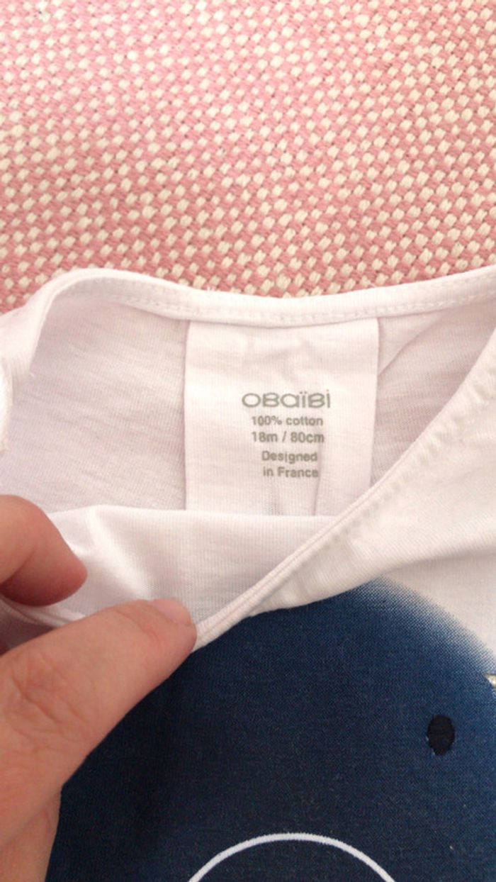 TEE shirt neuf fille obaibi - photo numéro 4