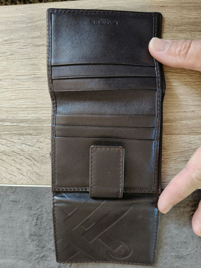 Porte monnaie Lancel marron - photo numéro 3