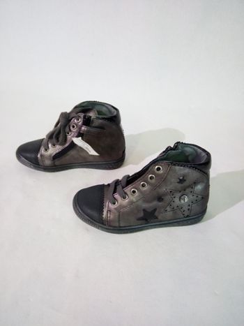 Chaussures babybotte killy noir+gris