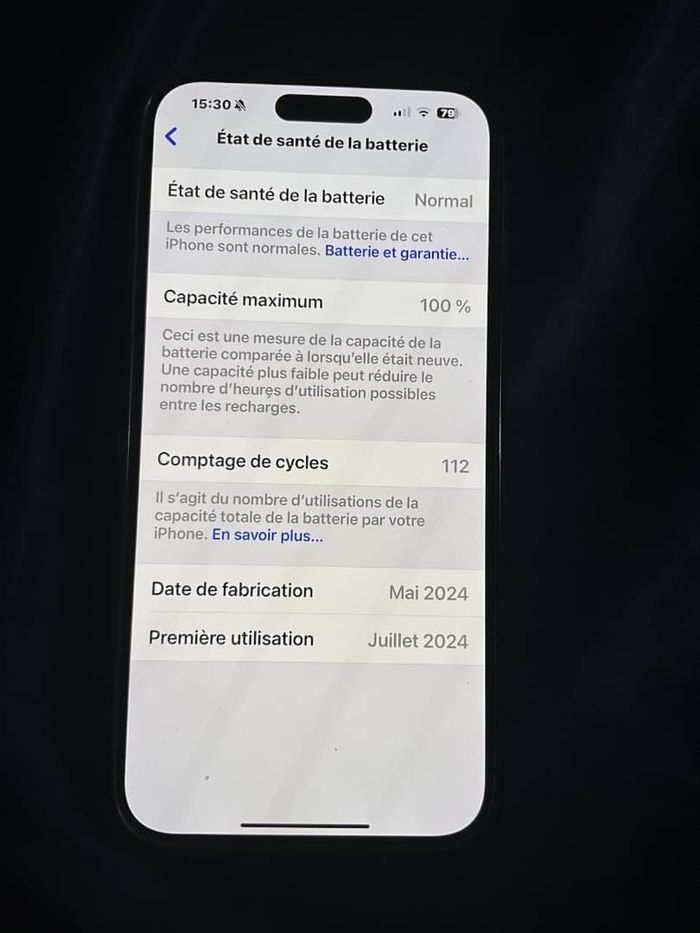 I P h o n e 15 pro Max - photo numéro 6