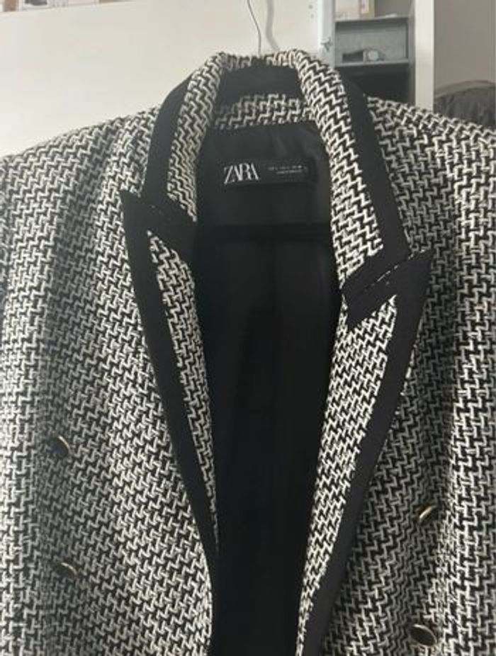 Blazer zara en tweed