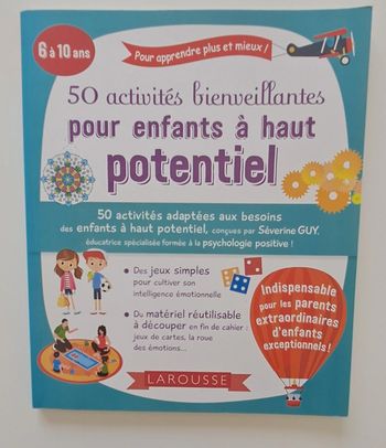 Livre 50 activités bienveillantes pour enfants à haut potentiel Neuf