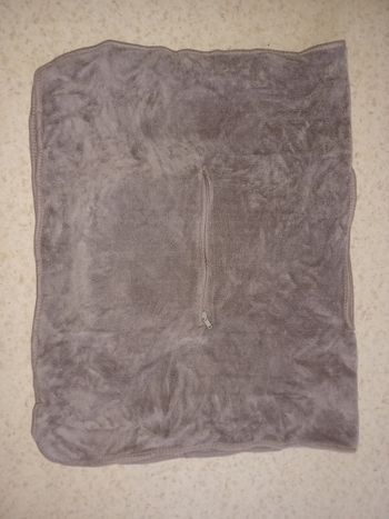 Poncho marron polaire neuf