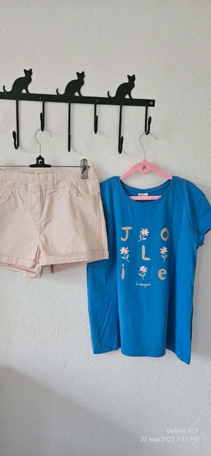 Short et tee-shirt mc 12A - photo numéro 2