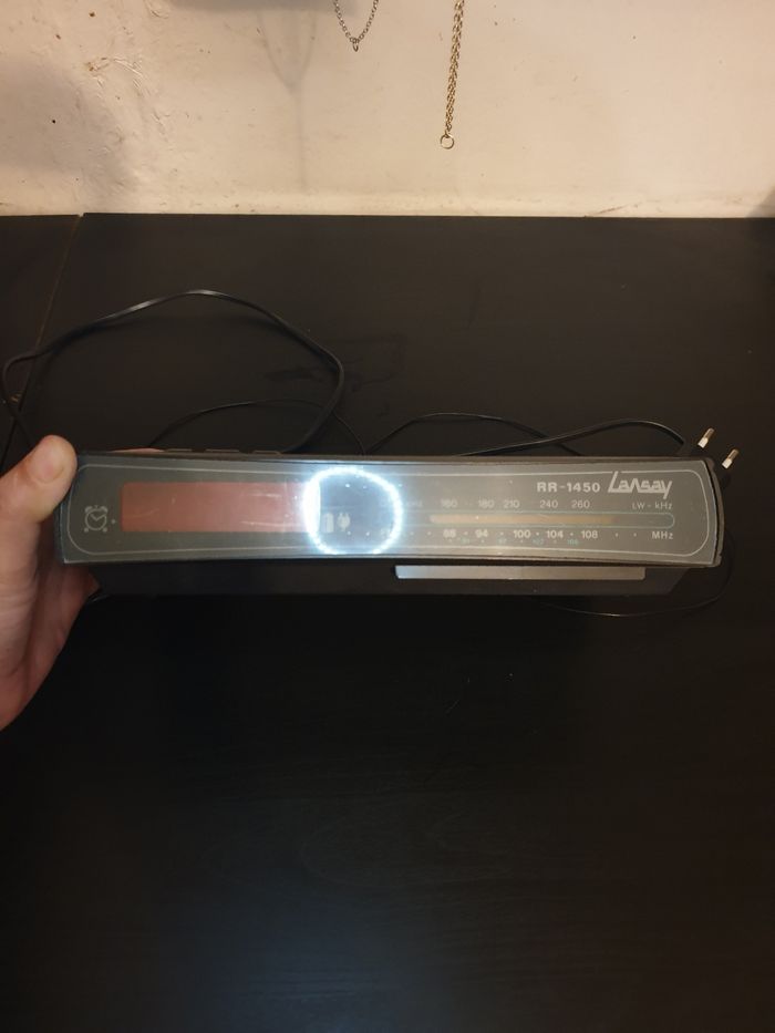 Radio réveil à cassette vintage - photo numéro 3
